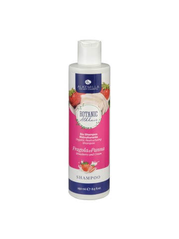 Bio Shampoo Ristrutturante Panna e Fragola - Alkemilla